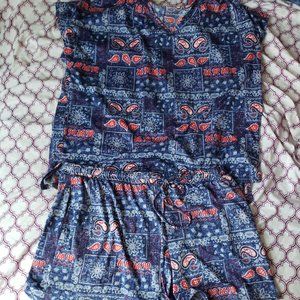 Paisley themed sleep set